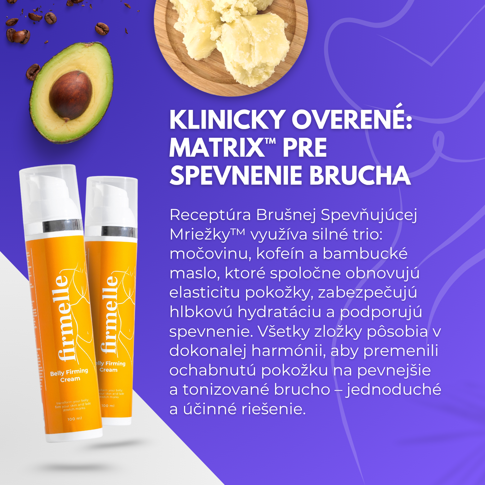 Krém Na Spevnenie Brušnej Oblasti